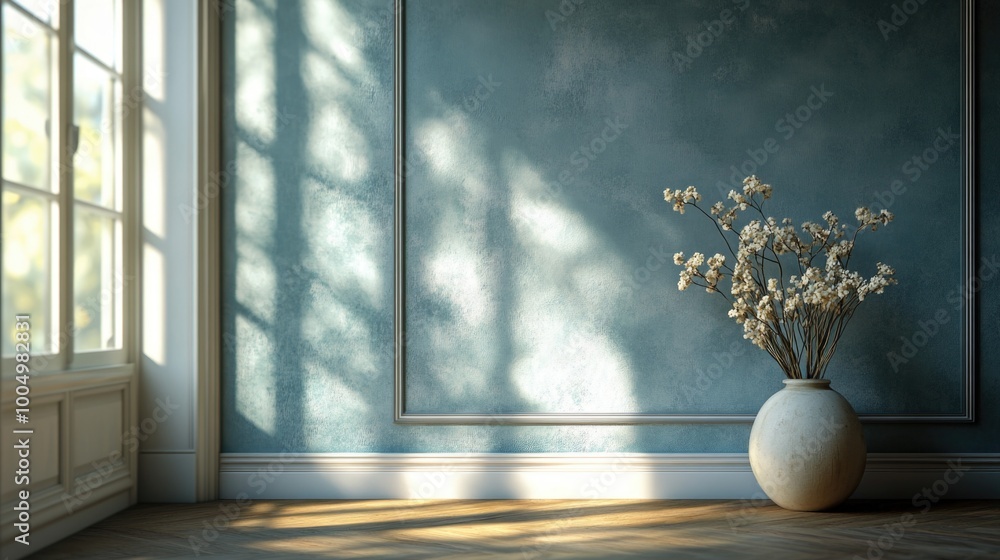 Serene Sunlight Streaming Through a Room Serene Sunlight Streaming Through a Room