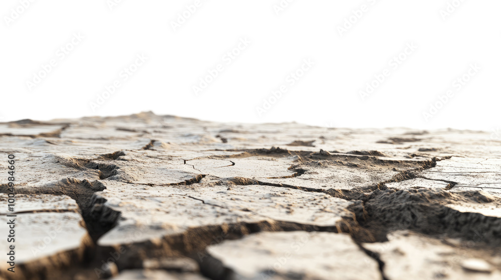 cracked dry earth on transparent background cracked dry earth on transparent background