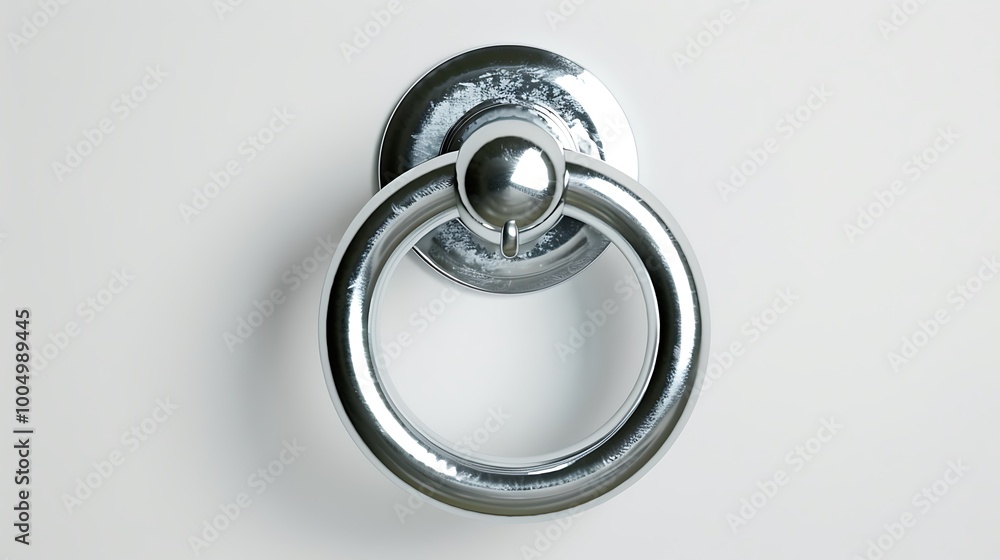 door handle with key on white background door handle with key on white background