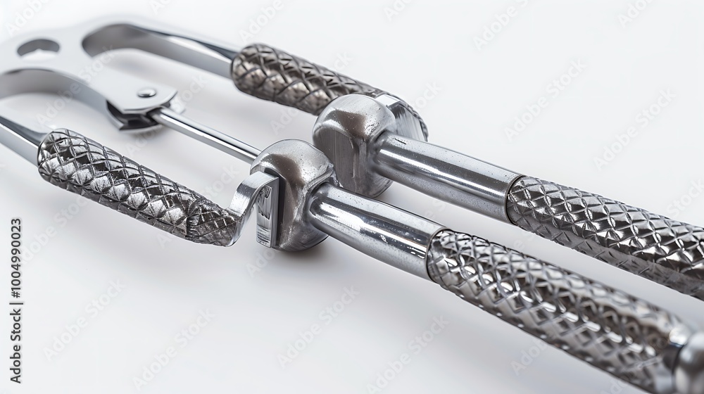 metal corkscrew on a white background metal corkscrew on a white background