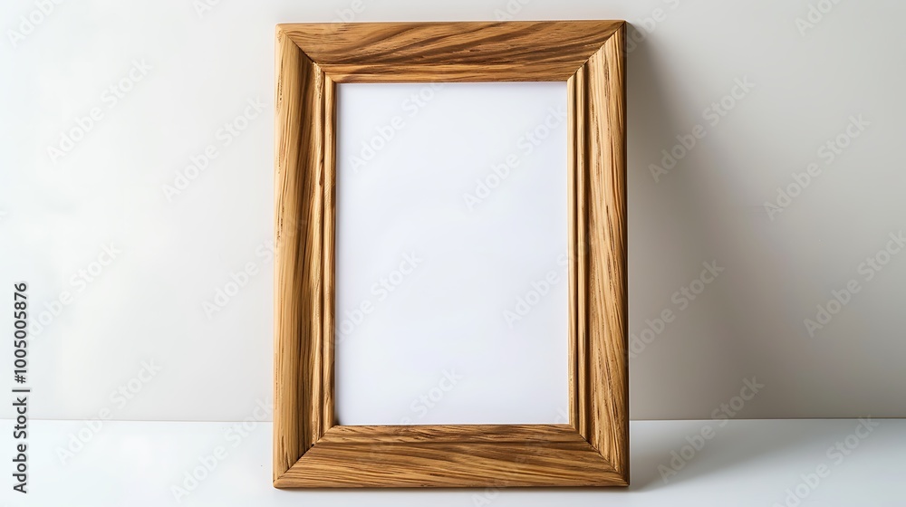 wooden frame isolated on white background wooden frame isolated on white background