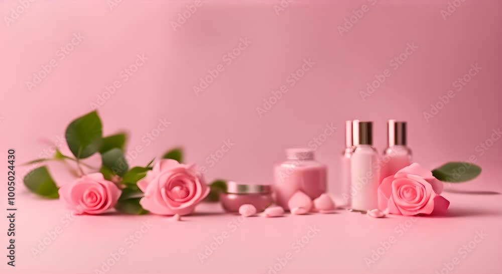 pink rose and perfume pink rose and perfume