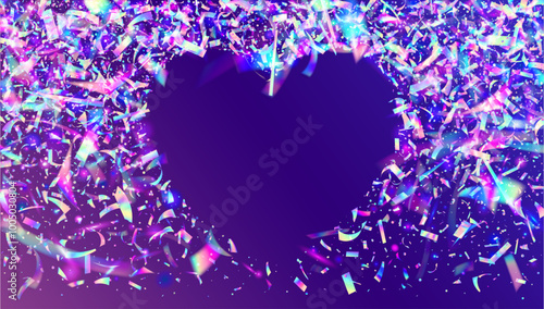 Explosion Glitter. Retro Gradient. Birthday Ribbon. Party Effect. Digital Banner. Light Christmas Illustration. Abstract Paper. Purple Happy Background. Blue Explosion Glitter