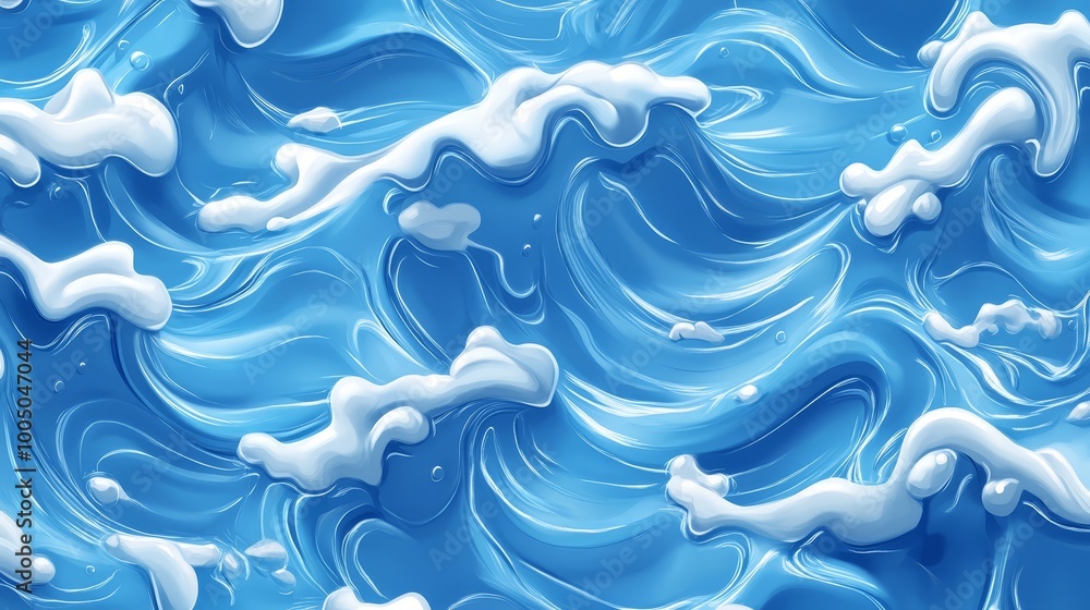Serene blue and white gradient background with soft, fluffy white clouds Serene blue and white gradient background with soft, fluffy white clouds