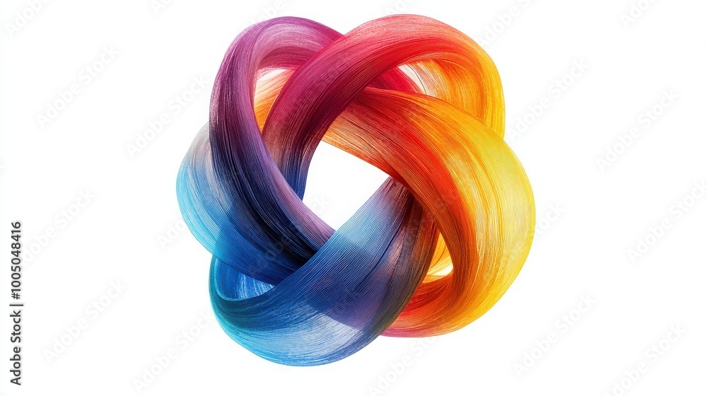 Colorful abstract swirl design on a white isolated background. Colorful abstract swirl design on a white isolated background.