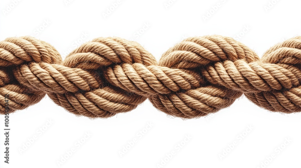 Twisted rope isolated on a white background. Twisted rope isolated on a white background.