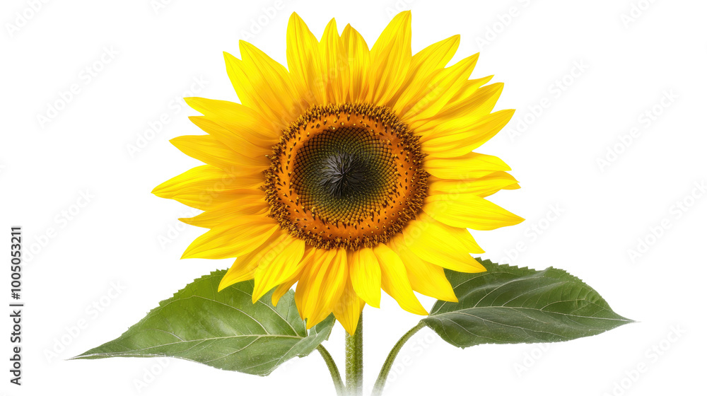 sunflower on a transparent background sunflower on a transparent background
