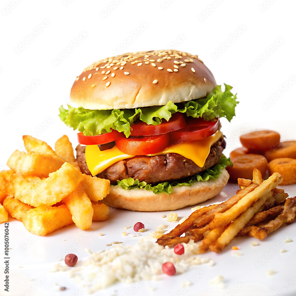 Fast Food Icon Isolated on Transparent Background – High-Quality Fast Food Icon Isolated on Transparent Background – High-Quality