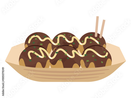 たこ焼きのイラスト
