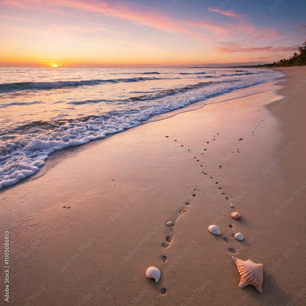 footprints in the sand