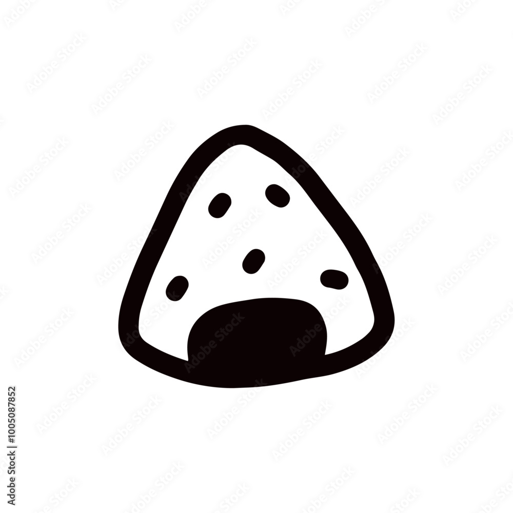 onigiri icon design vector illustration onigiri icon design vector illustration