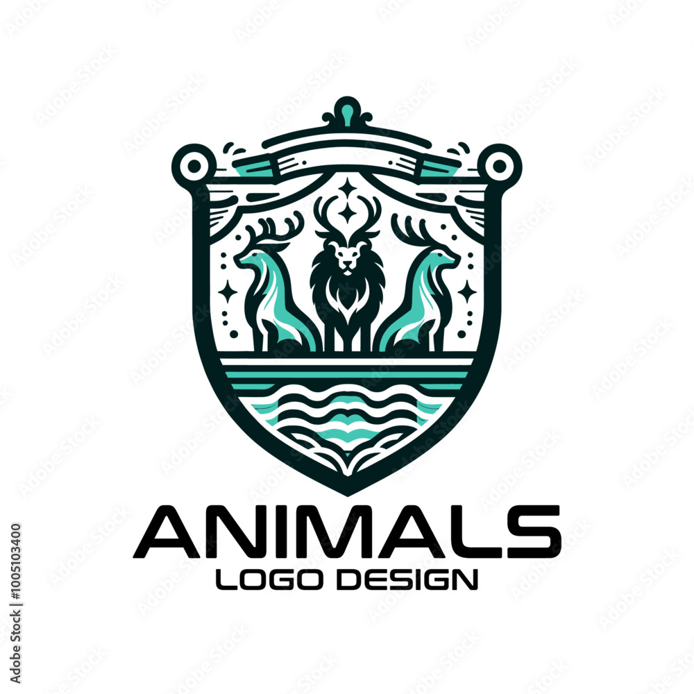 Animals Vector Logo Design Animals Vector Logo Design