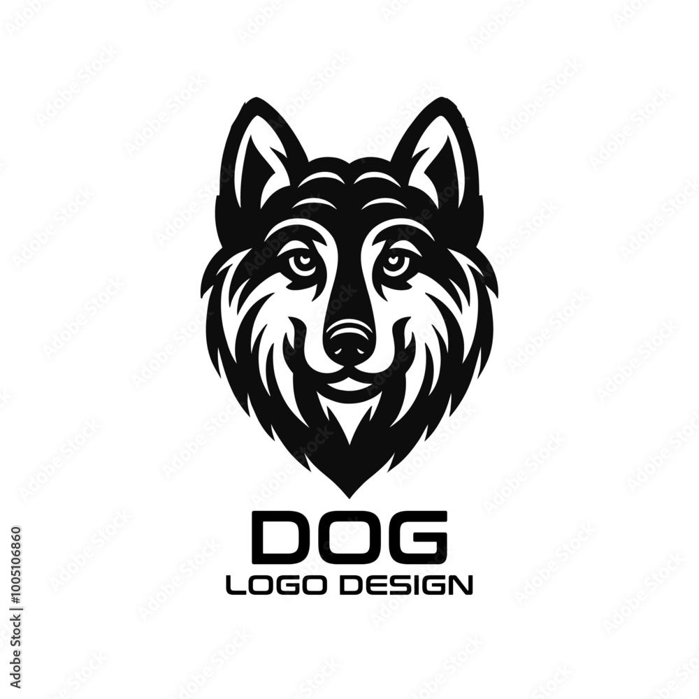 Dog Vector Logo Design Dog Vector Logo Design