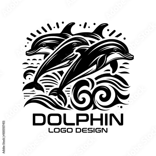 Dolphin Vector Logo Design