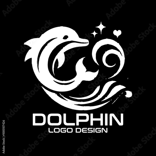 Dolphin Vector Logo Design