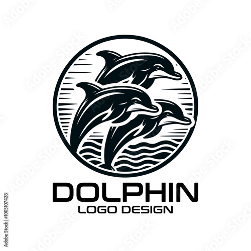 Dolphin Vector Logo Design