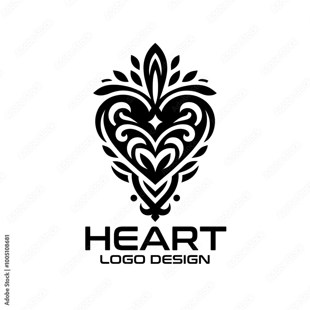 Heart Vector Logo Design Heart Vector Logo Design