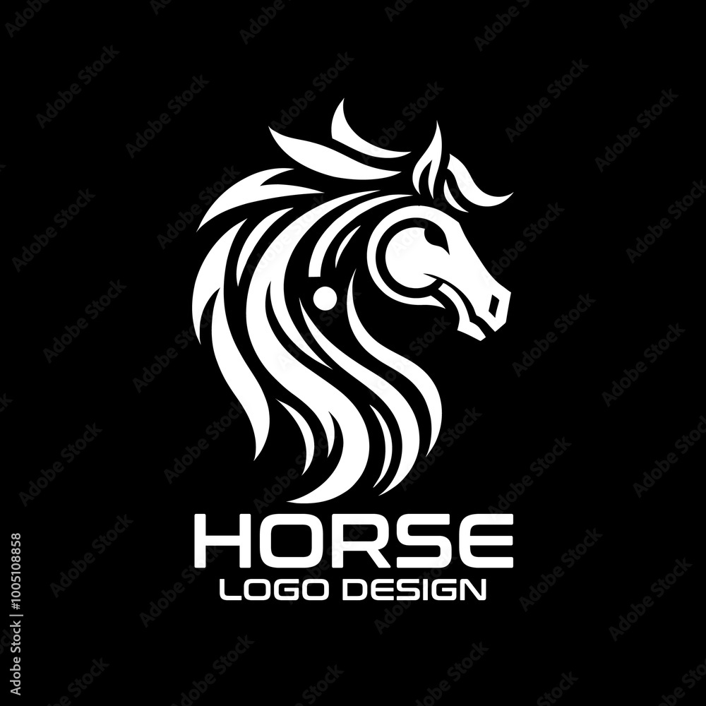 Horse Vector Logo Design