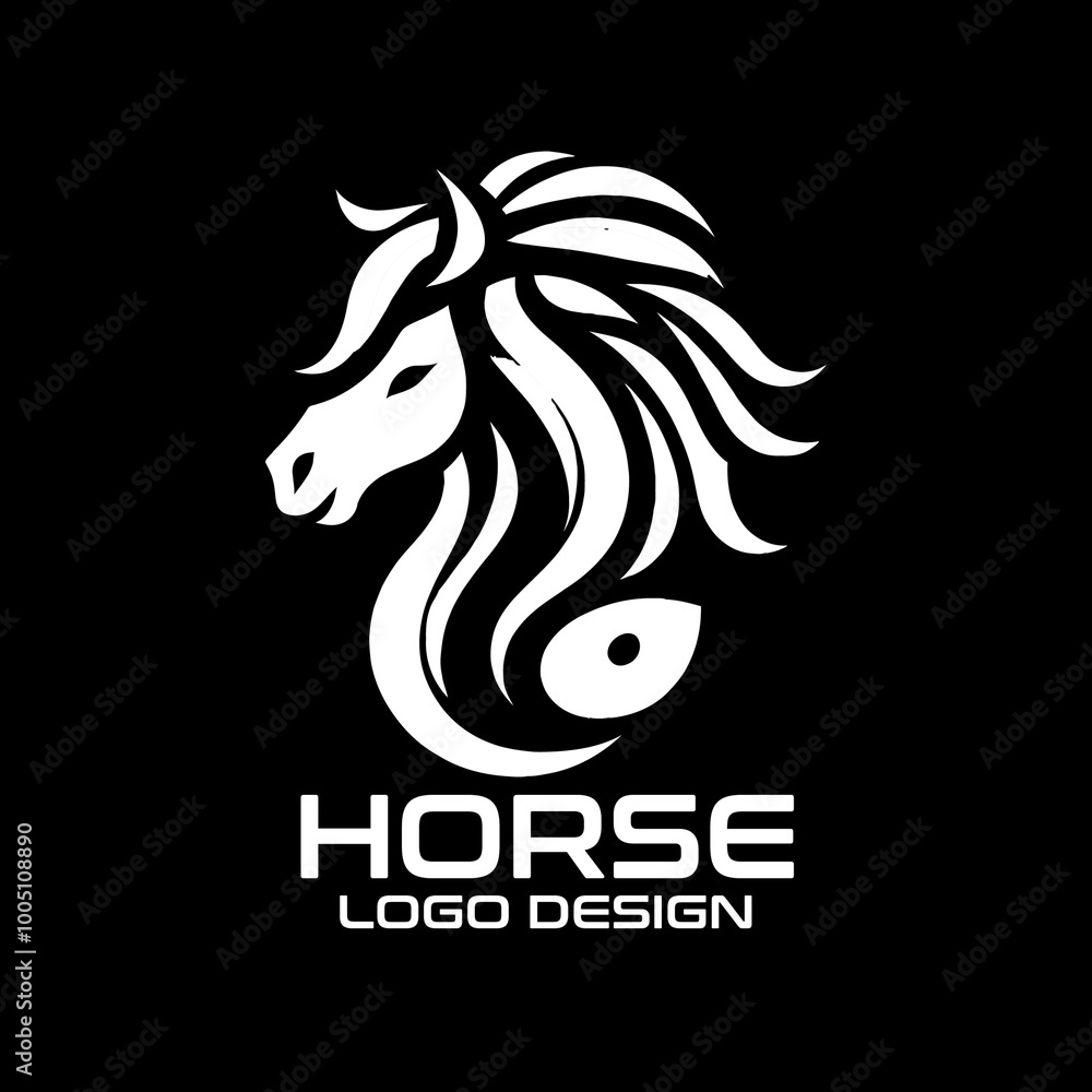 Horse Vector Logo Design Horse Vector Logo Design