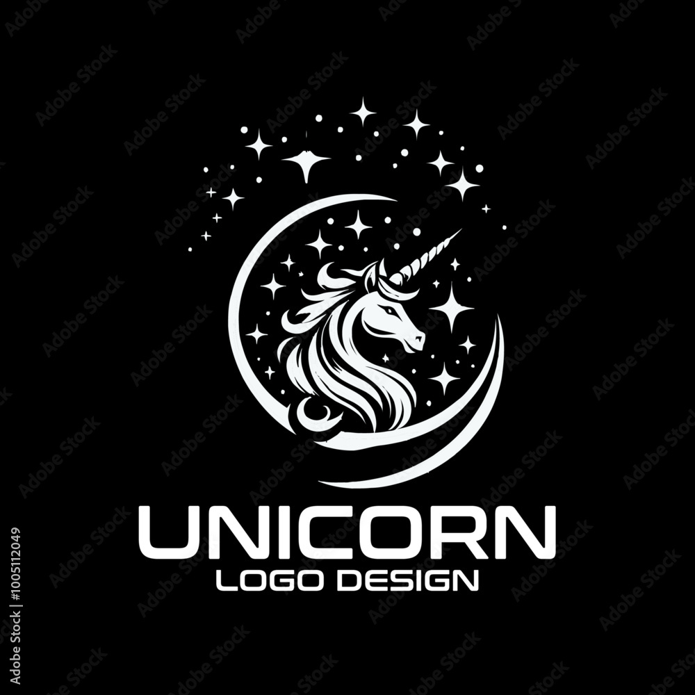 Unicorn Vector Logo Design Unicorn Vector Logo Design