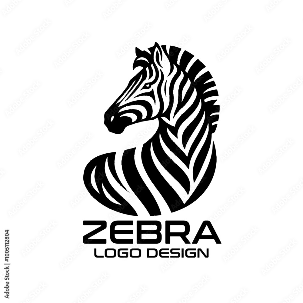 Zebra Vector Logo Design