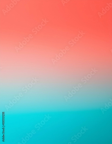 Abstract Gradient Background - Pink, White, Turquoise