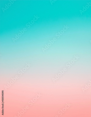 Abstract Gradient Background - Teal and Coral