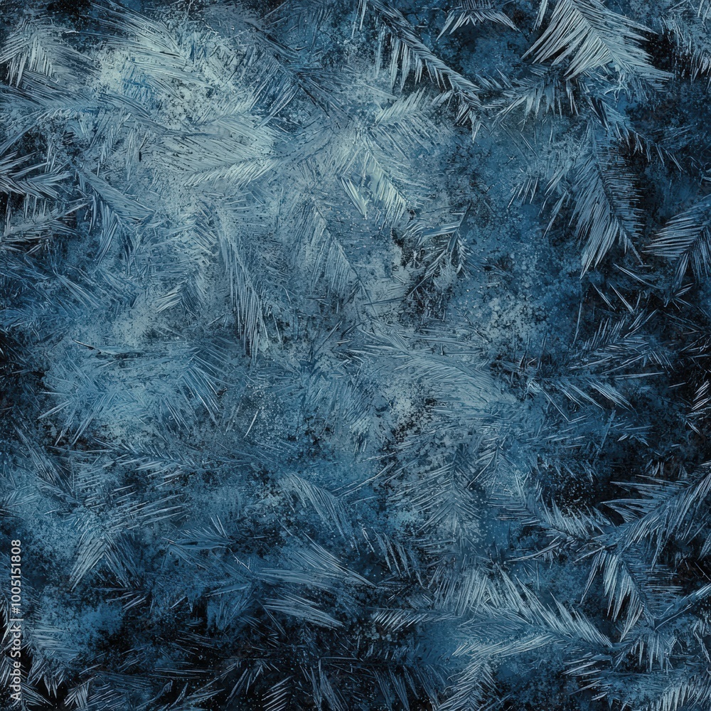Frost patterns on a window Frost patterns on a window