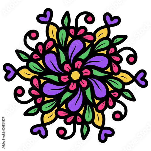 Vintage Flower Decorative 