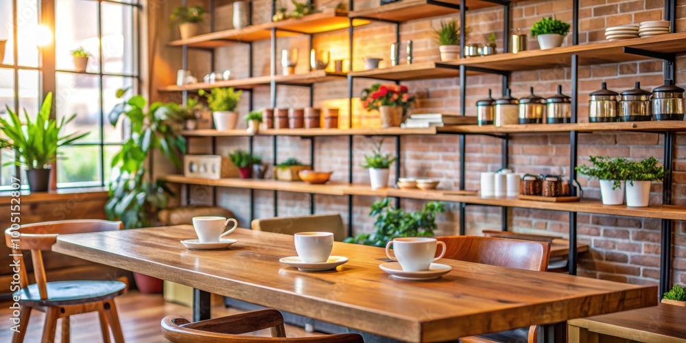 Cozy coffee shop shelf and table setup perfect for a cafe, cozy, coffee shop, shelf, table, setup, cafe, interior, cozy Cozy coffee shop shelf and table setup perfect for a cafe, cozy, coffee shop, shelf, table, setup, cafe, interior, cozy