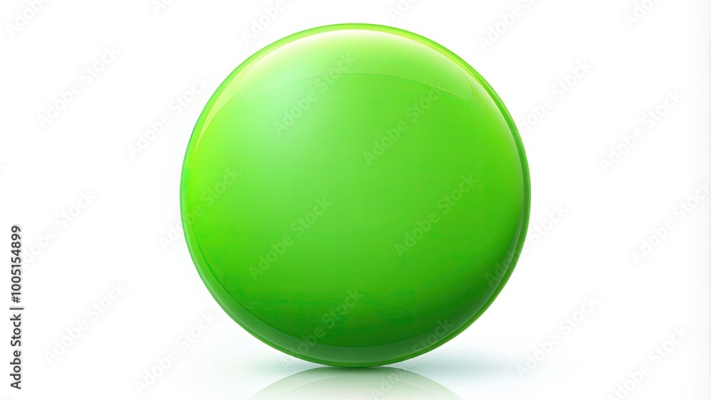 Vibrant green circular shape with subtle gradient effect and slight shadow, isolated on a clean white background, evoking feelings of harmony and freshness. Vibrant green circular shape with subtle gradient effect and slight shadow, isolated on a clean white background, evoking feelings of harmony and freshness.