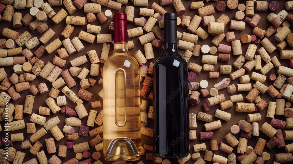grape wine cork with wine bottle grape wine cork with wine bottle
