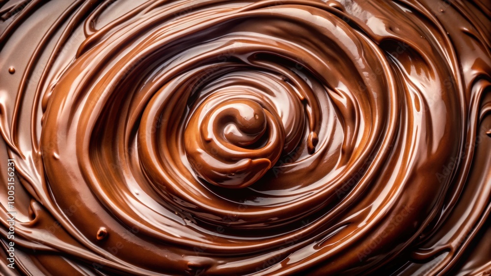 Top view of melted chocolate, confectionery concept, chocolate, melted, creamy, sweet, dessert, liquid, indulgence, delicious Top view of melted chocolate, confectionery concept, chocolate, melted, creamy, sweet, dessert, liquid, indulgence, delicious