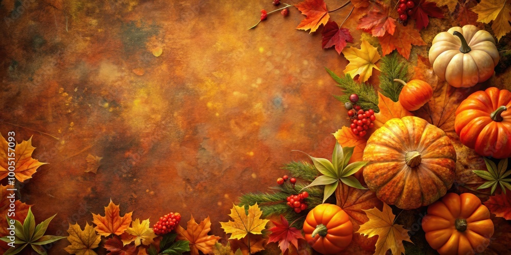 Autumn-inspired background with Halloween and Thanksgiving colors, featuring an abstract design, autumn, background