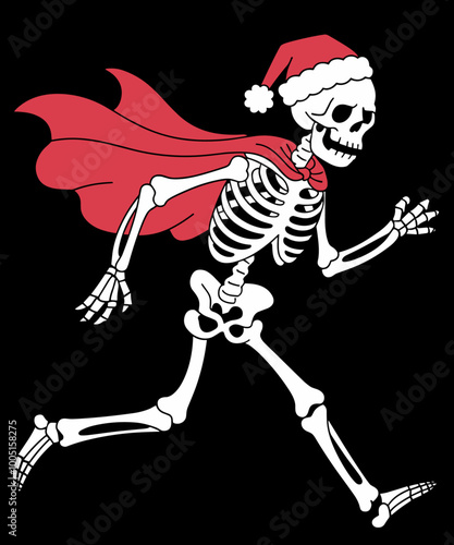 chrismas skull