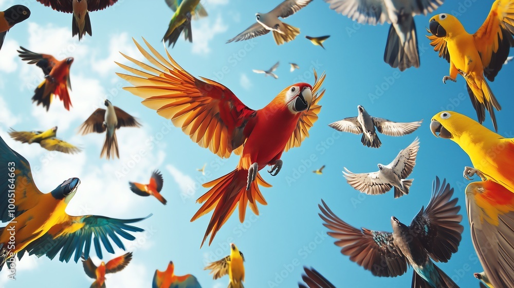Obraz premium Gravity's Influence on Animals: Investigate How Gravity Shapes the Lives and Movements of Various Animal Species in Their Natural Habitats