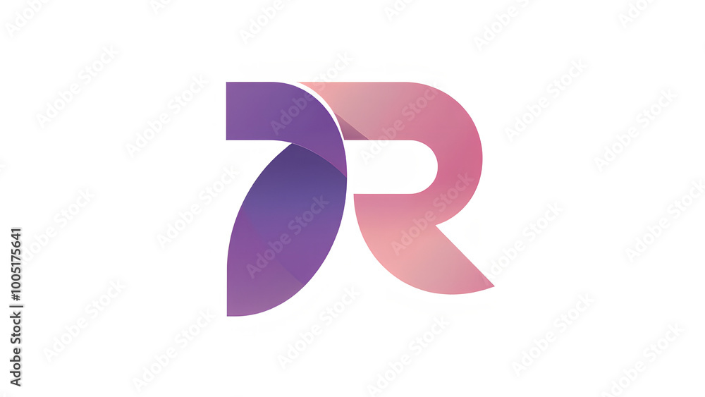 modern logo embodies the shape of the capital letter R modern logo embodies the shape of the capital letter R