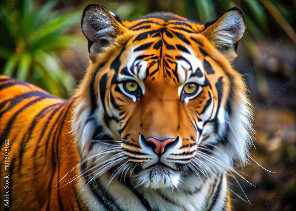 Vibrant orange and black stripes of a tiger's fur patterned skin texture, with intricate details and subtle shading, evoking exotic wildlife and natural beauty. Vibrant orange and black stripes of a tiger's fur patterned skin texture, with intricate details and subtle shading, evoking exotic wildlife and natural beauty.