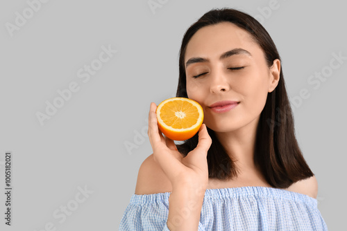 Beautiful young woman with ...
