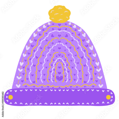 Purple Winter Decoration 