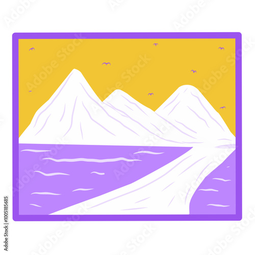 Purple Winter Decoration 