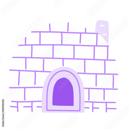 Purple Winter Decoration 