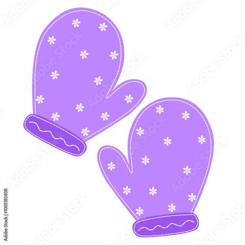 Purple Winter Decoration 