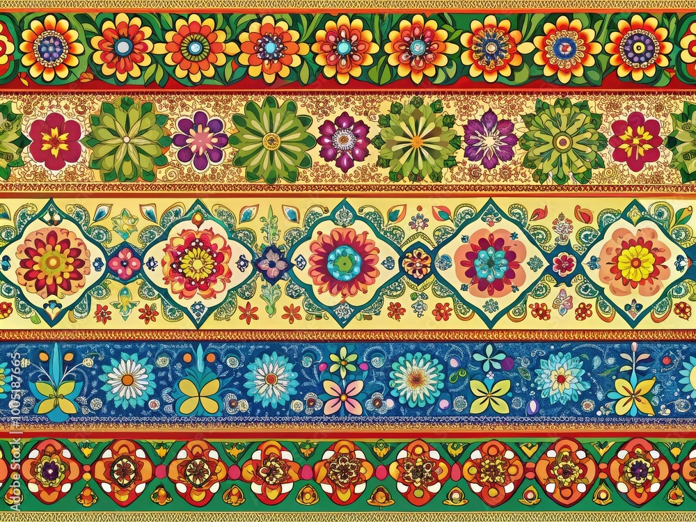 Vibrant, ornate, and intricately designed borders featuring floral patterns, geometric shapes, and abstract elements in various colors and styles for creative projects and designs. Vibrant, ornate, and intricately designed borders featuring floral patterns, geometric shapes, and abstract elements in various colors and styles for creative projects and designs.