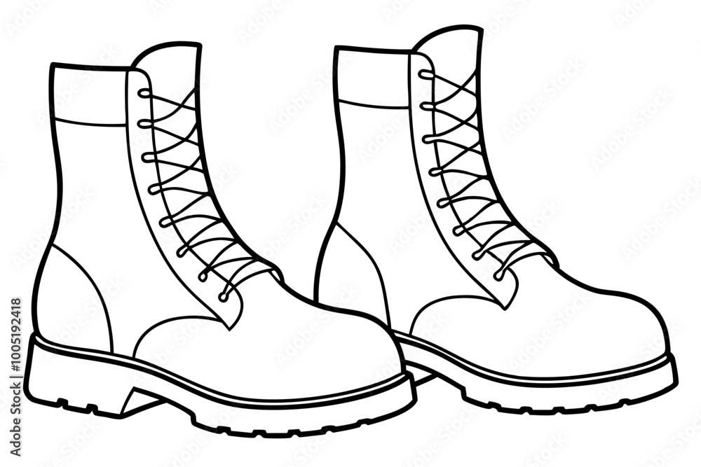 Combat Boot Vector, Army Boot Silhouette, Soldier Army Combat Boots Silhouette Vector
Combat Boot Vector, Army Boot Silhouette, Soldier Army Combat Boots Silhouette Vector