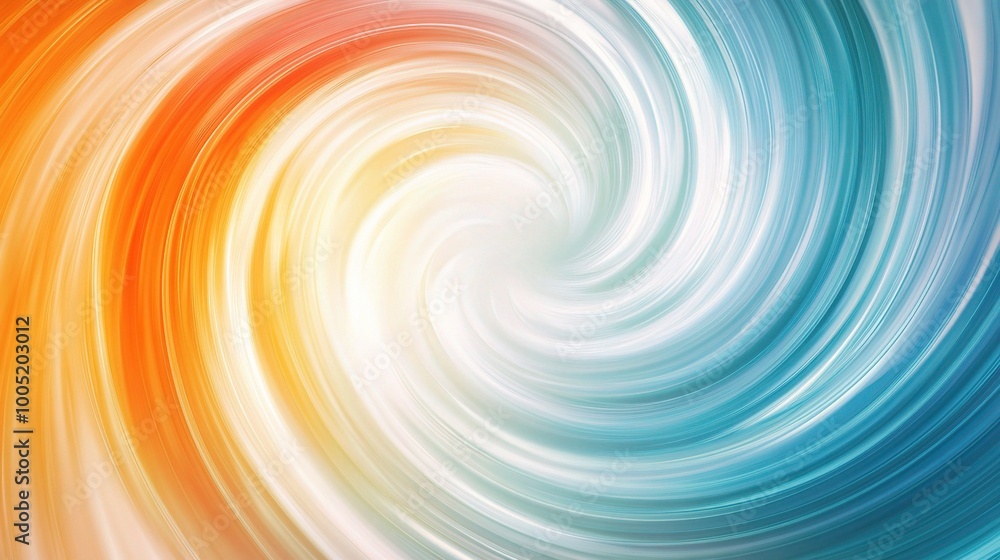 Fototapeta premium Colorful Abstract Swirl Background Design
