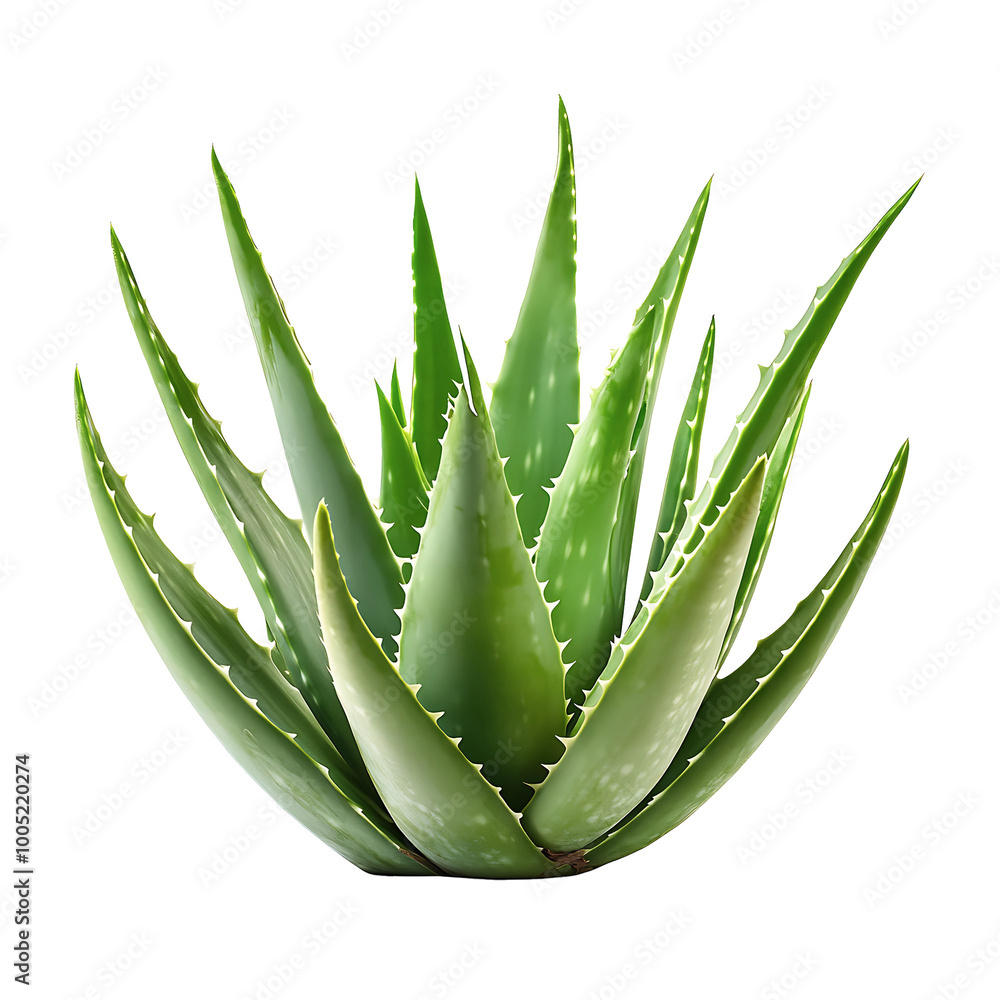 Aloe vera plant isolated on white background Aloe vera plant isolated on white background