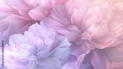 Abstract Floral Background - Delicate Pink and Purple Flower Petals Texture