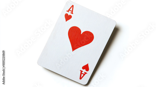 card ace on a transparent background