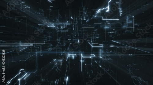 Technology digital cyberspace.